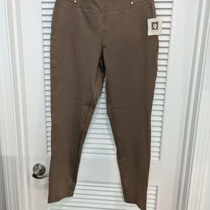 Anne Klein Brown Skinny Pants